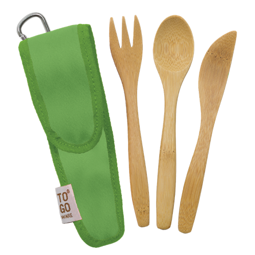 Eco-Friendly Bamboo Kids Utensil Set - Reusable Travel Cutlery for Children | Perfect for School Lunches, Picnics & On-the-Go Meals