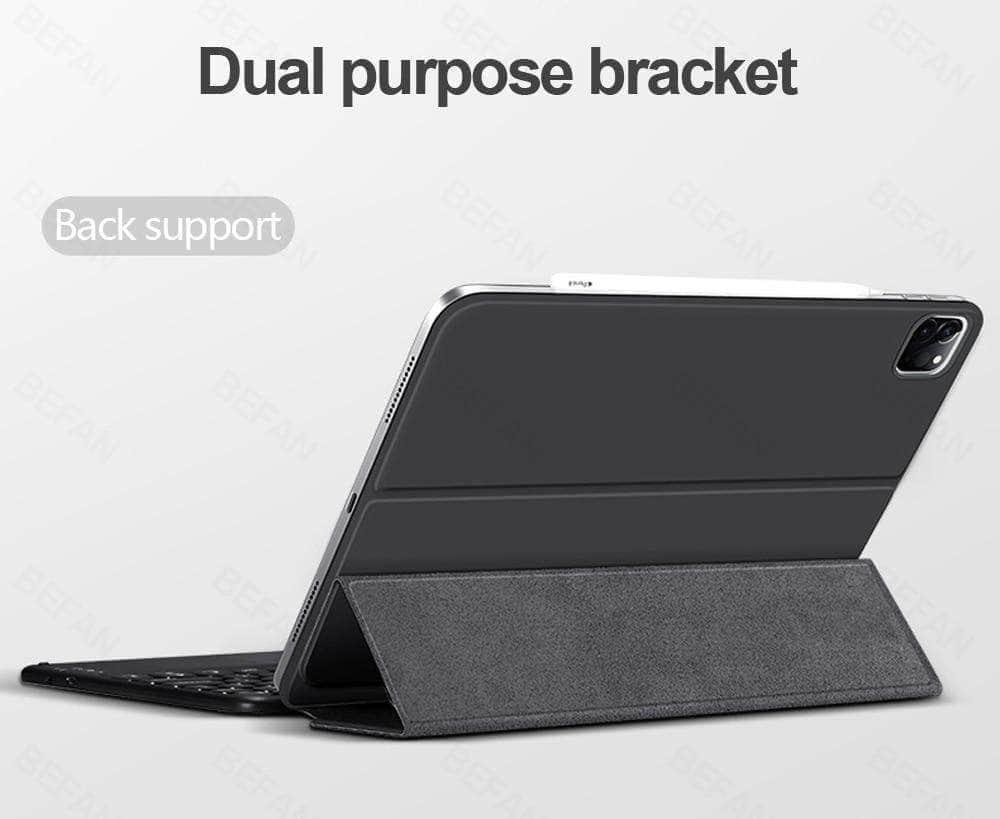 Magnetic Bluetooth Keyboard Case for iPad - Ultra-Slim & Wireless Keyboard Cover with Multi-Device Connectivity - Perfect for Work, Travel & Home Office Use