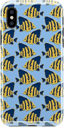 Something's Fishy Navy Blue & Yellow Fish