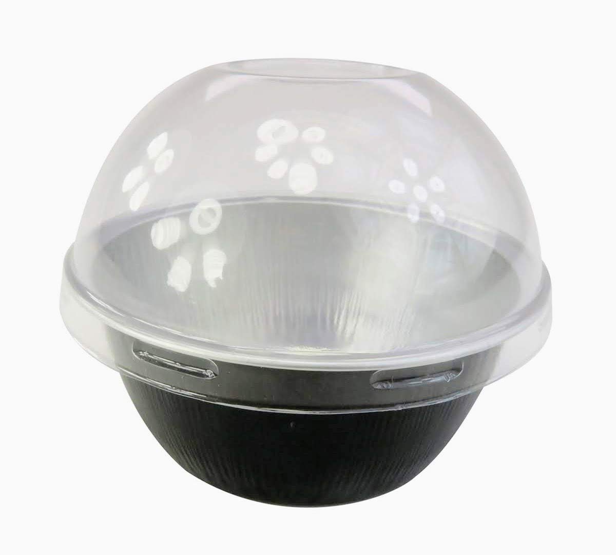 KitchenDance 4oz Disposable Aluminum Baking Cups with Lids - 1000 Pack Black High Dome Foil Pans for Creme Brulee, Flan, Cupcakes, Desserts - Perfect for Home Baking, Party Cooking & Meal Prep