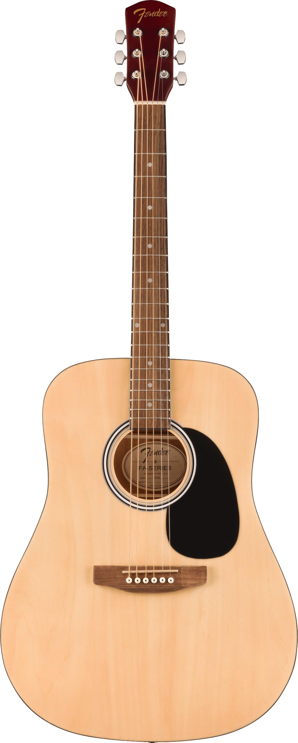 Fender Dreadnought Acoustic Guitar Natural - Full Starter Bundle with Gig Bag, Strap, Strings, Picks & Instructional Video | Perfect for Beginners, Campfire Jams & Home Recording Studios