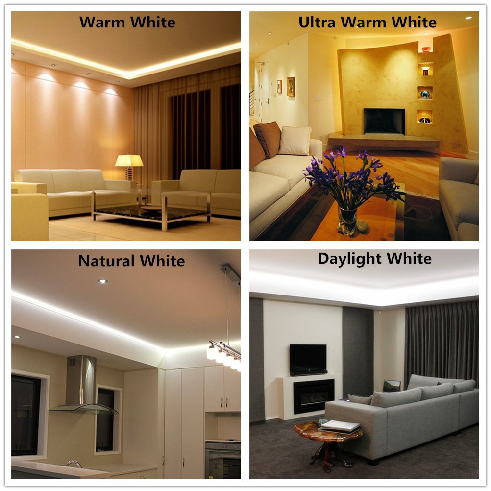 LightingWill LED Strip Lights 16.4Ft/5M Ultra Warm White 2700K-3000K, High CRI90 SMD3528 600LEDs, 12V DC 48W Flexible Ribbon with Adhesive Tape - Perfect for Bedroom, Kitchen, and Living Room Ambient Lighting