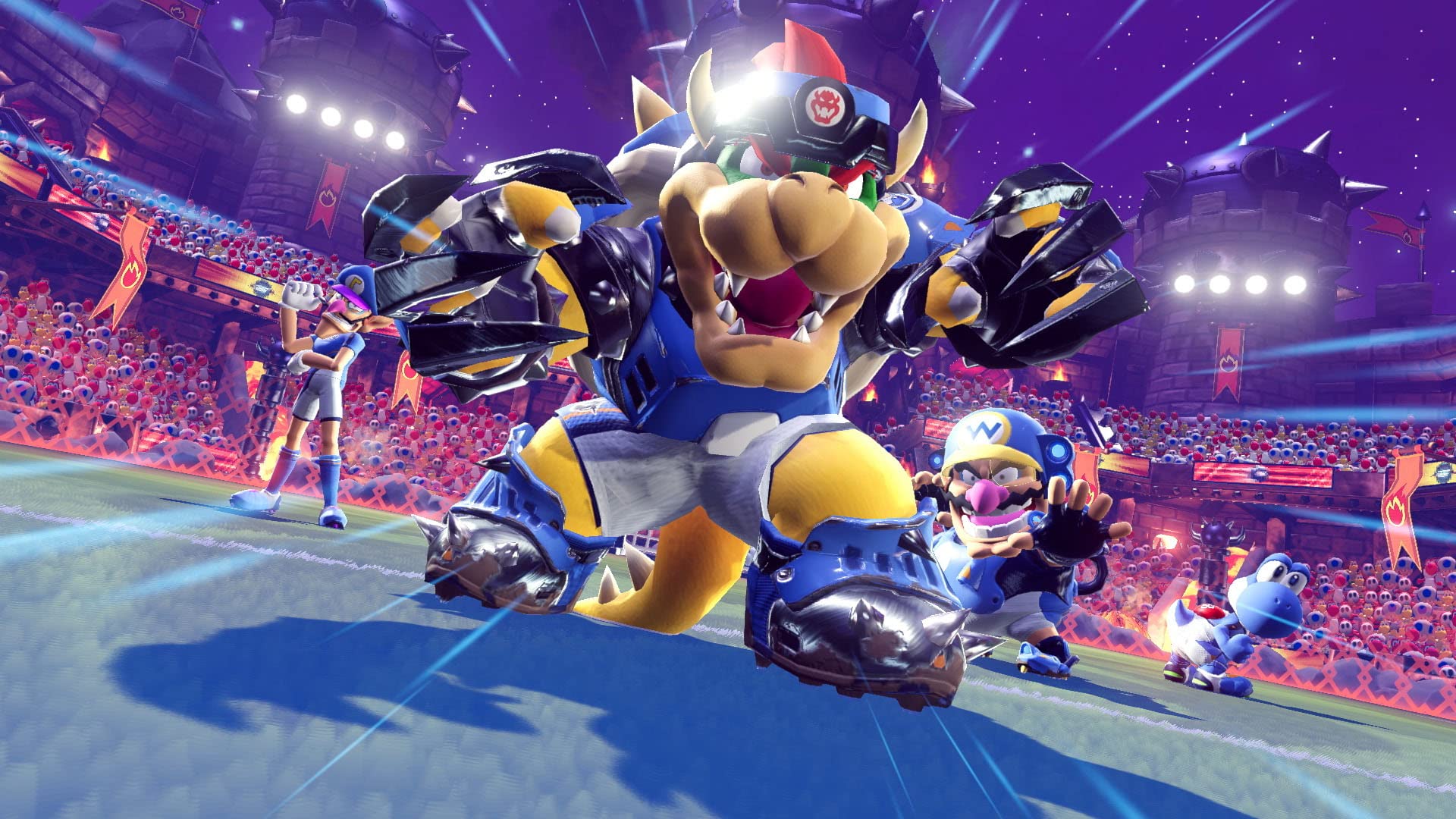 Mario Strikers: Battle League Football for Nintendo Switch - Multiplayer Soccer Game with Mario Characters | Fun for Parties & Family Game Nights