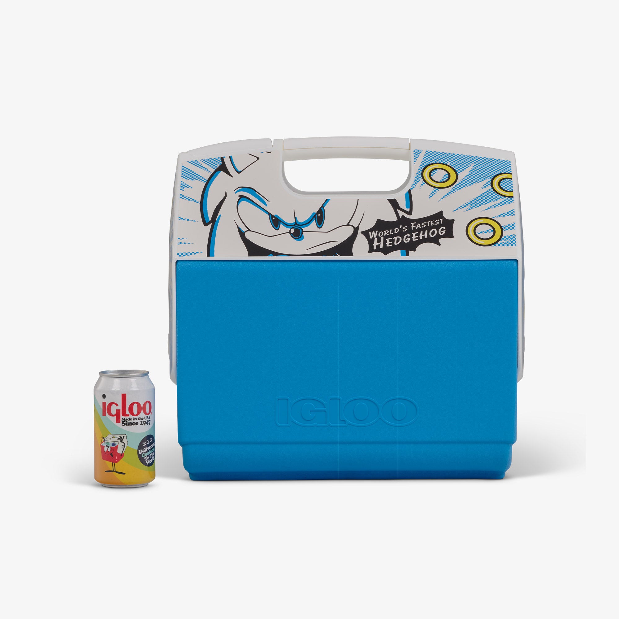 Sonic the Hedgehog Playmate Elite 16 Quart Cooler - Portable Insulated Lunch Box for Picnics, Beach Trips & Outdoor Adventures