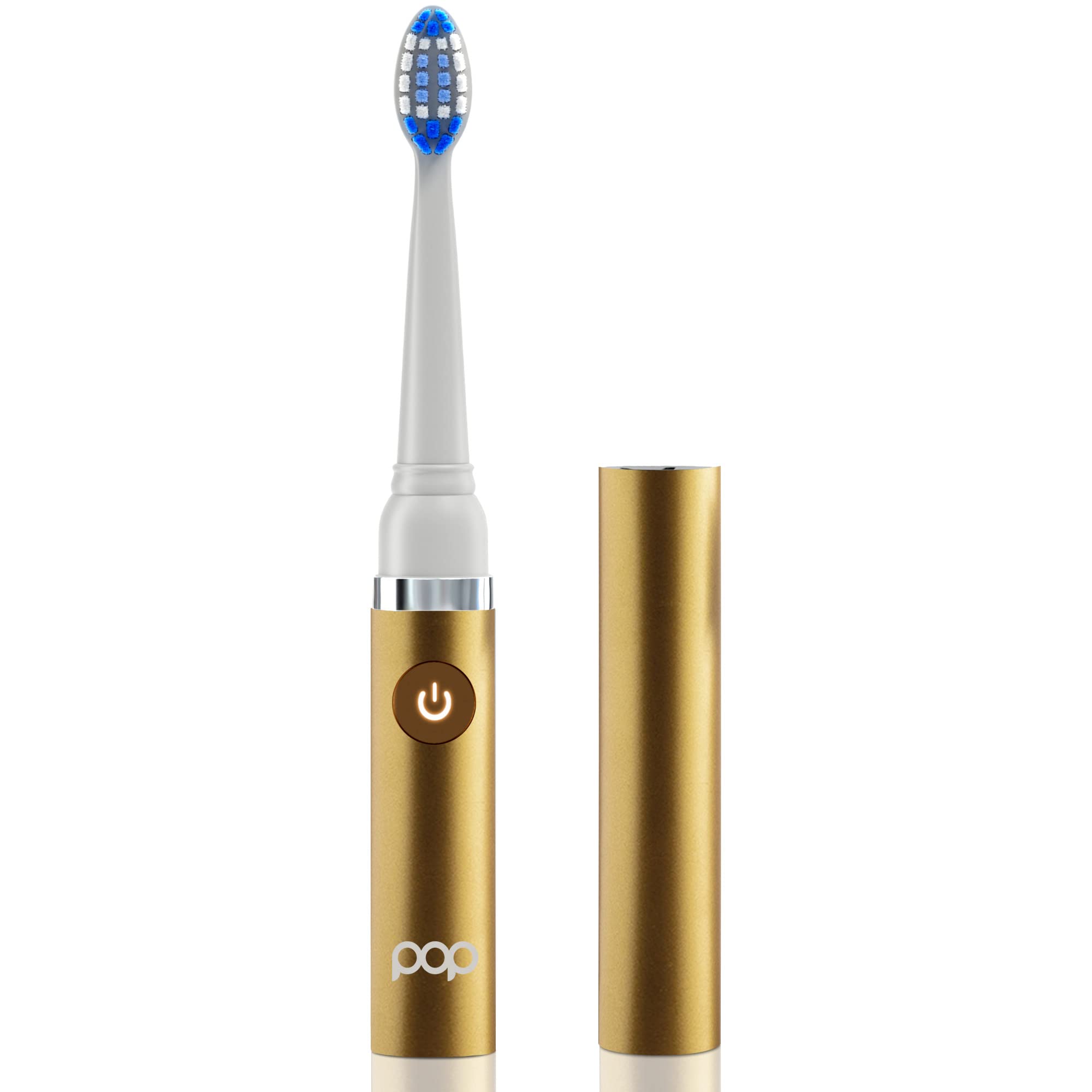Pop Sonic Electric Toothbrush for Adults & Kids - Rechargeable Travel Toothbrush with 2 Speed Modes (15,000-30,000 RPM), Dupont Nylon Bristles, Battery Included - Perfect for Home, Travel & Daily Oral Care