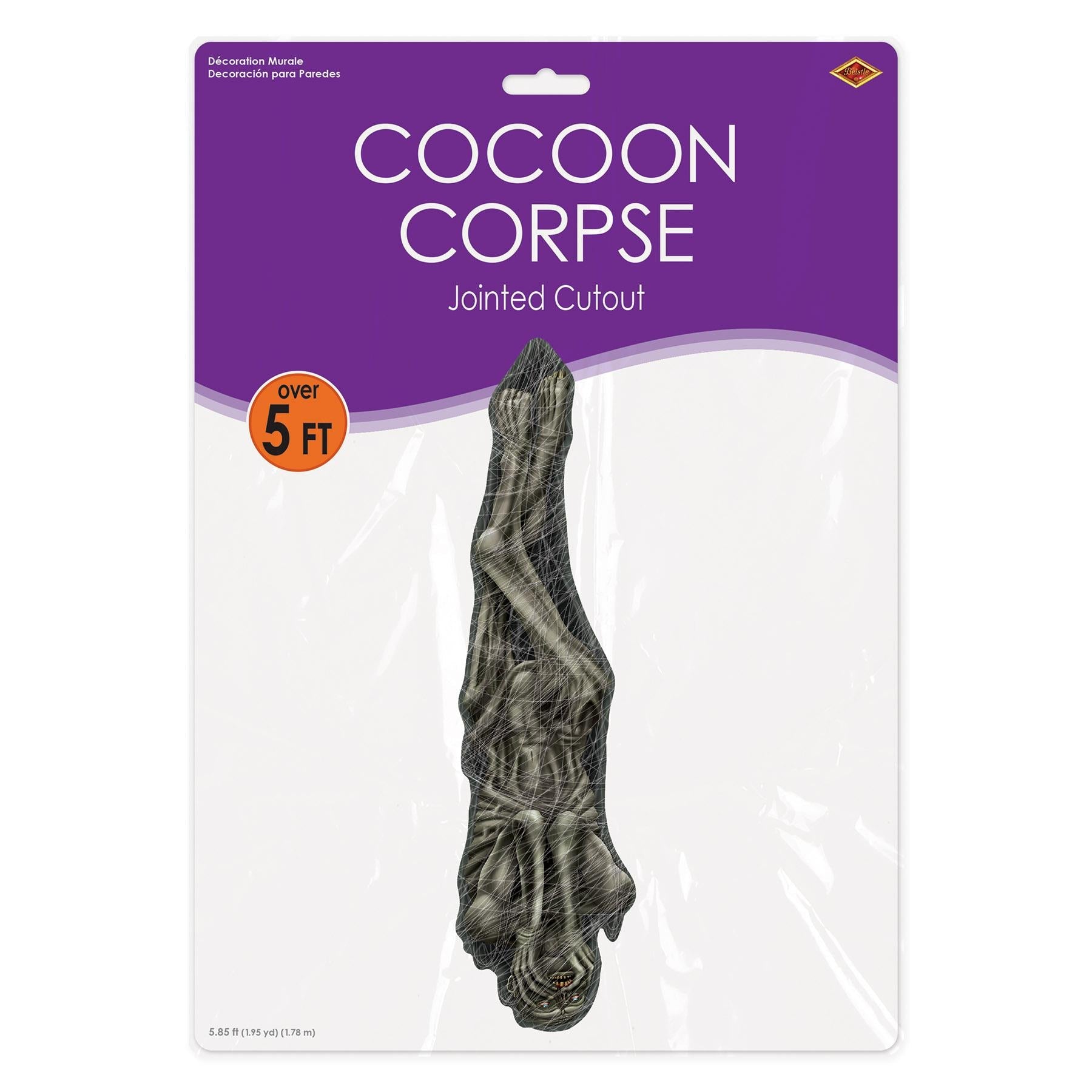 12 Pack Beistle Jointed Cocoon Corpse Halloween Decorations - Spooky Party Props for Haunted Houses & Outdoor Yard Displays