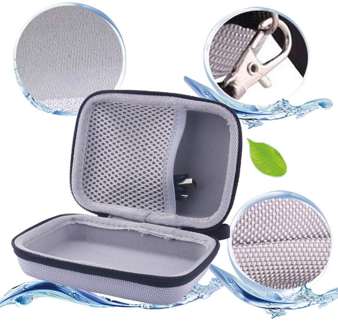 Canon Ivy Mini & Ivy 2 Mini Photo Printer Case - Hard EVA Protective Travel Storage for Canon Ivy CLIQ/CLIQ+/CLIQ2/CLIQ+2 Instant Cameras | Durable Gray Shell | Perfect for Travel, Home Storage & On-the-Go Printing Protection