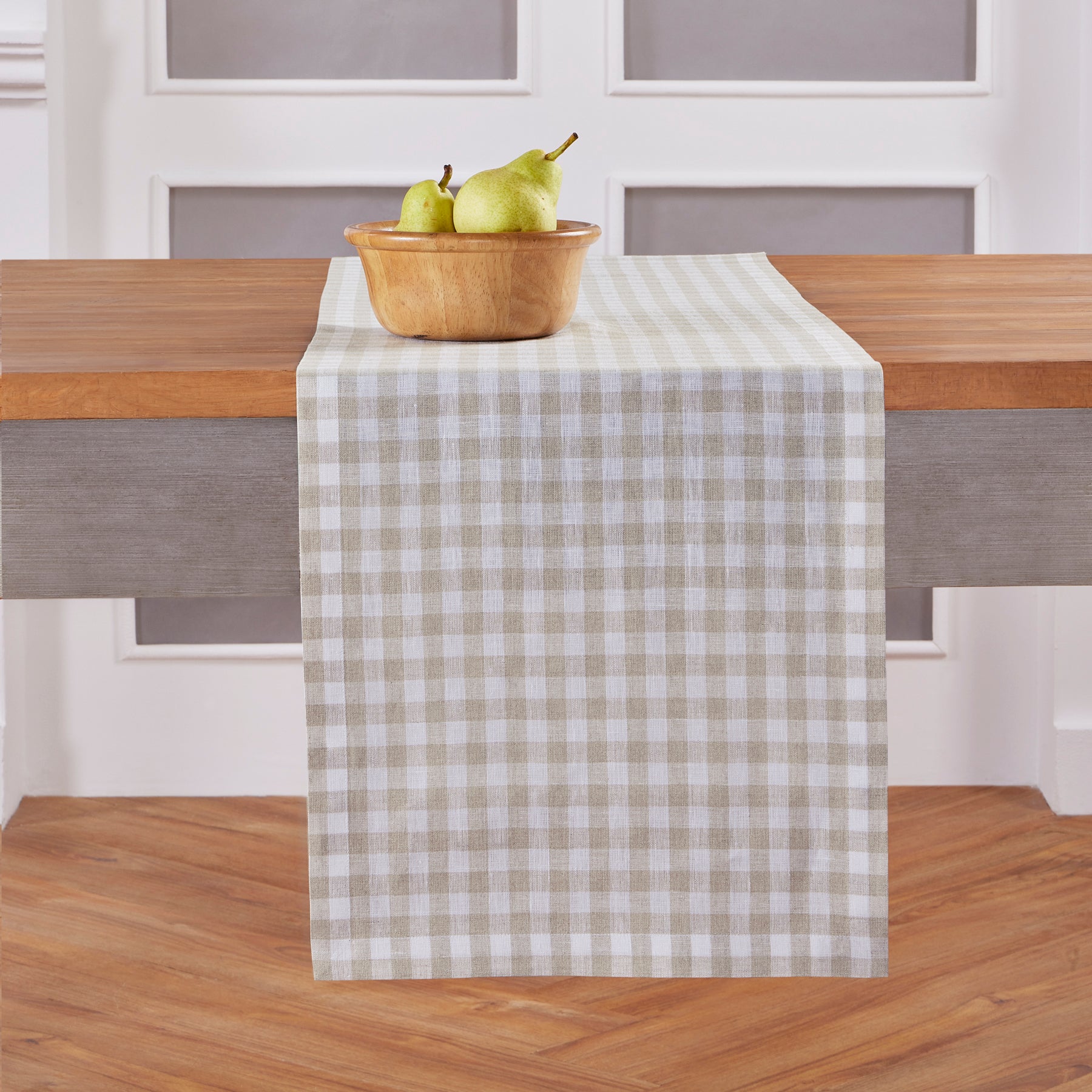 Hydrangea Blue Gingham