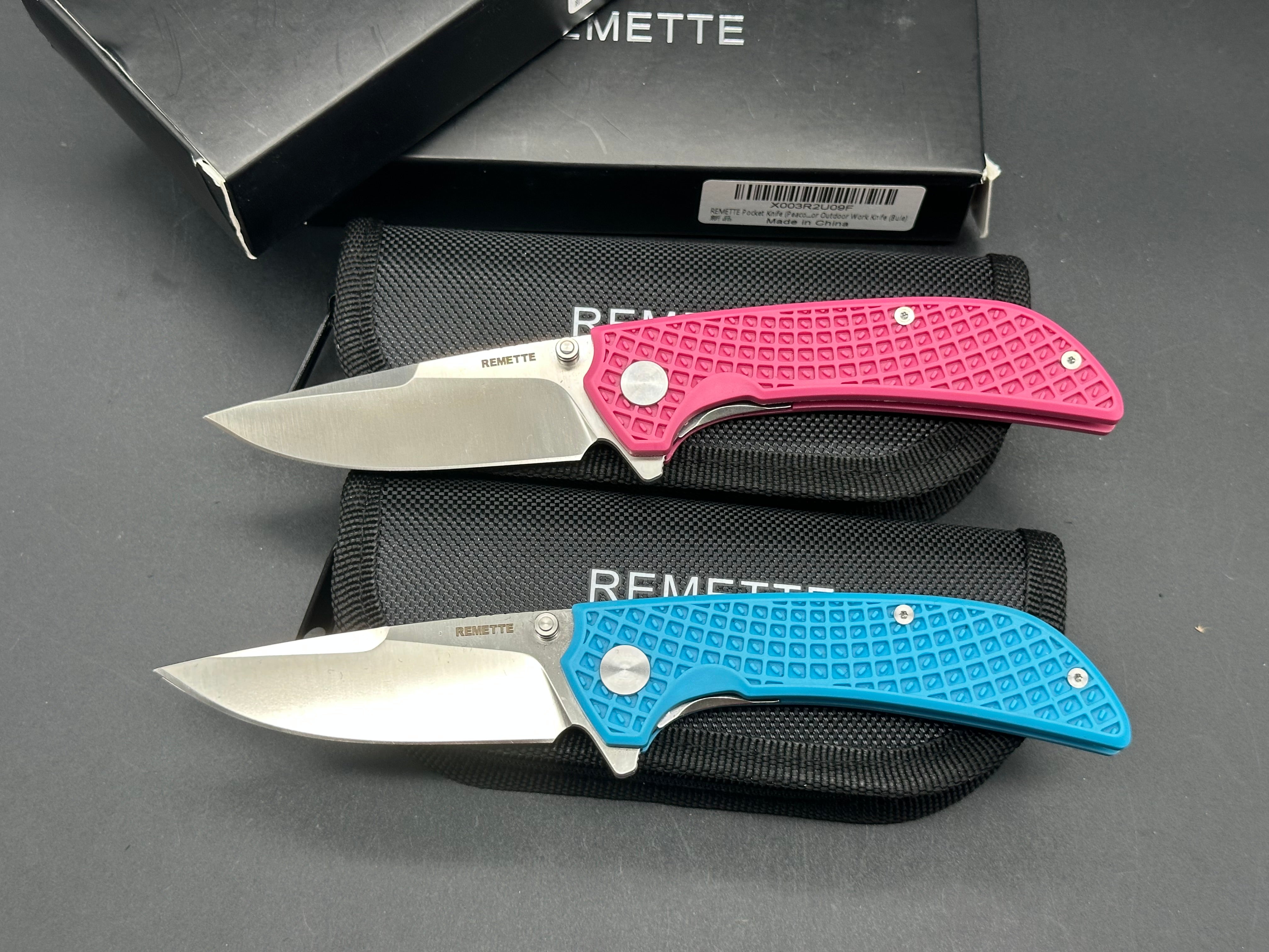 Peacock Knife Set - Pink & Blue Kitchen Knives for Cooking, Slicing & Chopping | Perfect for Home Chefs & Culinary Enthusiasts