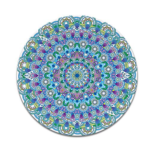 Bohemian Blue Teal Mandala