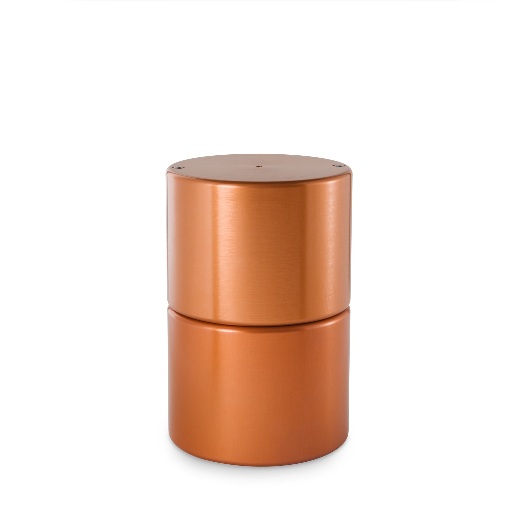 Premium 55mm Ice Ball Maker - High-Quality Aerospace Grade Aluminum with Copper Finish for Whiskey, Cocktails & Home Bar Accessories