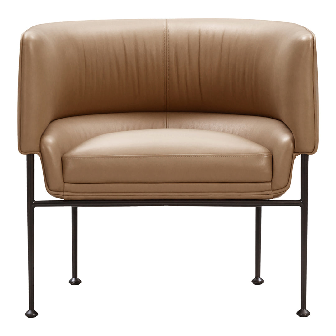 Modern Accent Chair - Mid Century Lounge Chair with Wooden Legs for Living Room, Bedroom, or Office - Comfortable Reading Chair with Soft Cushions and Ergonomic Design - Perfect for Relaxing, Napping, or Working from Home