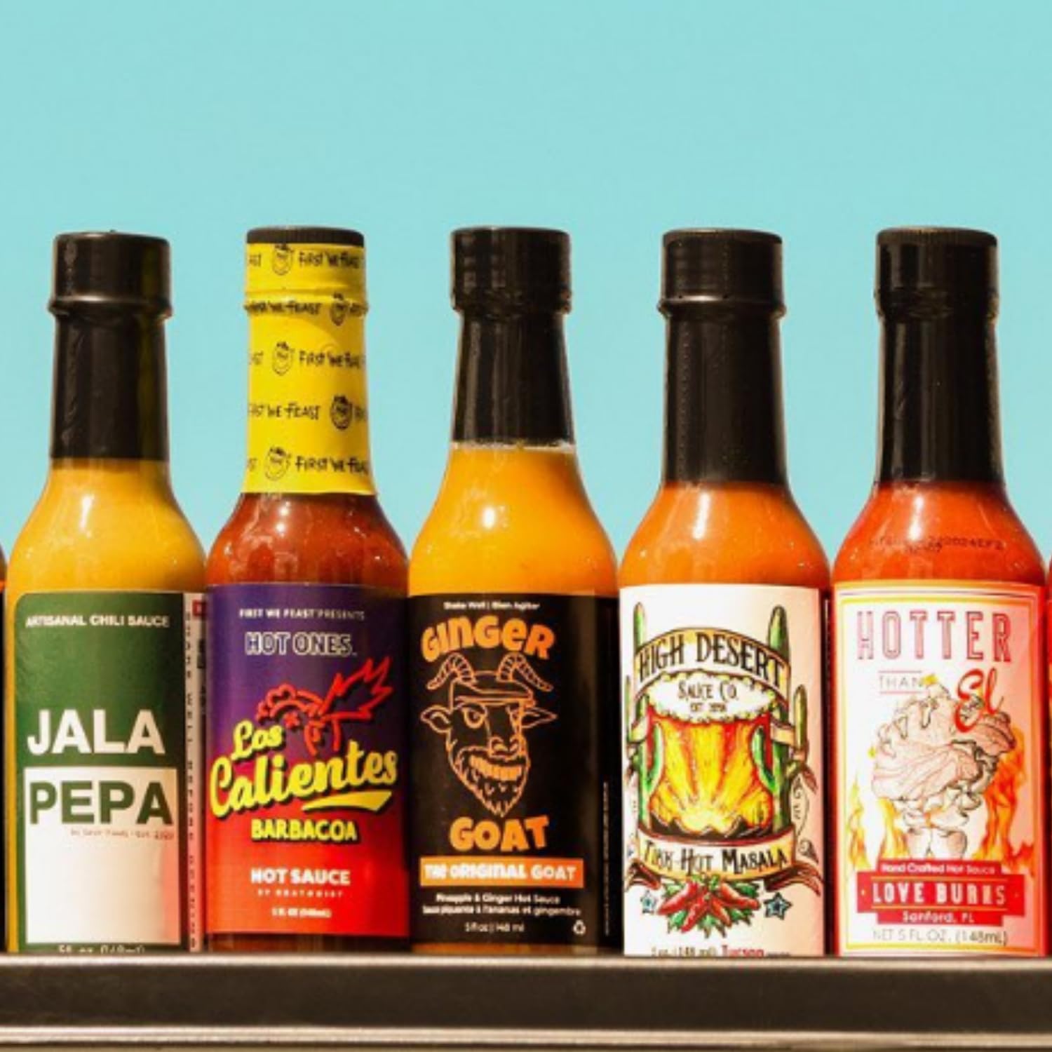 Ginger Goat Hot Sauce - The Original Spicy Goat Pepper Sauce for Tacos, Wings & BBQ | Perfect for Grilling, Cooking & Gifting