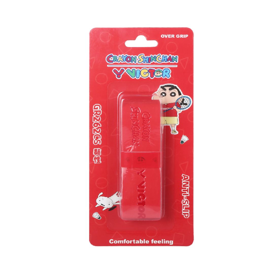 Victor X Crayon Shinchan Limited Edition GR262CS D/E/A Grip - Premium Badminton Racket for Kids & Beginners - Perfect for Training, School Sports & Family Games