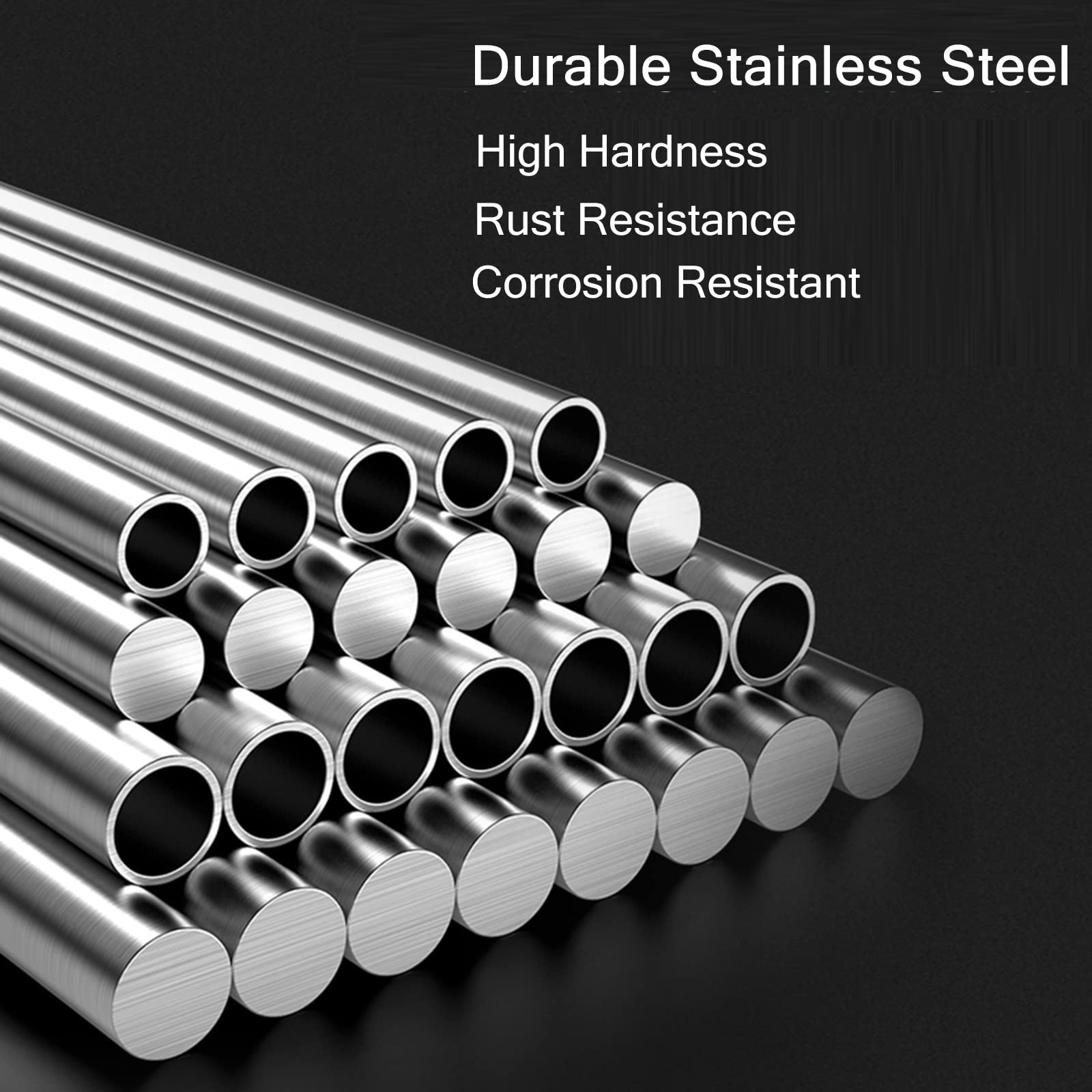 Premium Stainless Steel Stair Nosing - Non-Slip Metal Stair Edge Trim for Concrete, Tile & Wood Steps | Indoor/Outdoor Safety Transition Strip for Kids & Adults | Perfect for Homes, Schools & Commercial Buildings