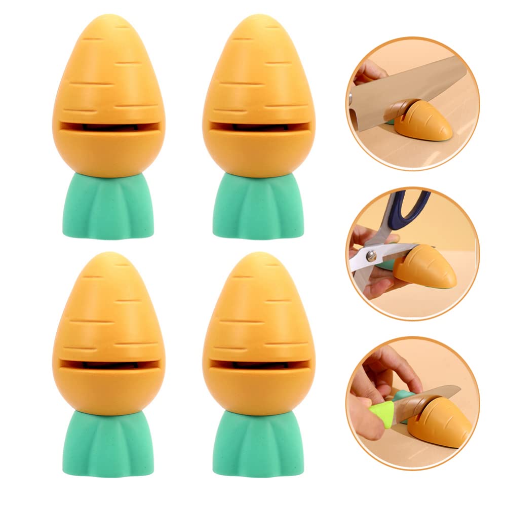 4-Piece Whetstone Set - Professional Knife Sharpening Stones for Kitchen Knives, Scissors & Tools - Dual Grit Sharpener for Home & Restaurant Use