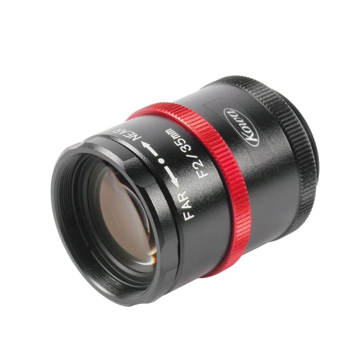 LM35JCM V 2/3 2MP 35mm F2.0 C Mount Lens - High Resolution CCTV Camera Lens for Surveillance, Machine Vision & Industrial Inspection