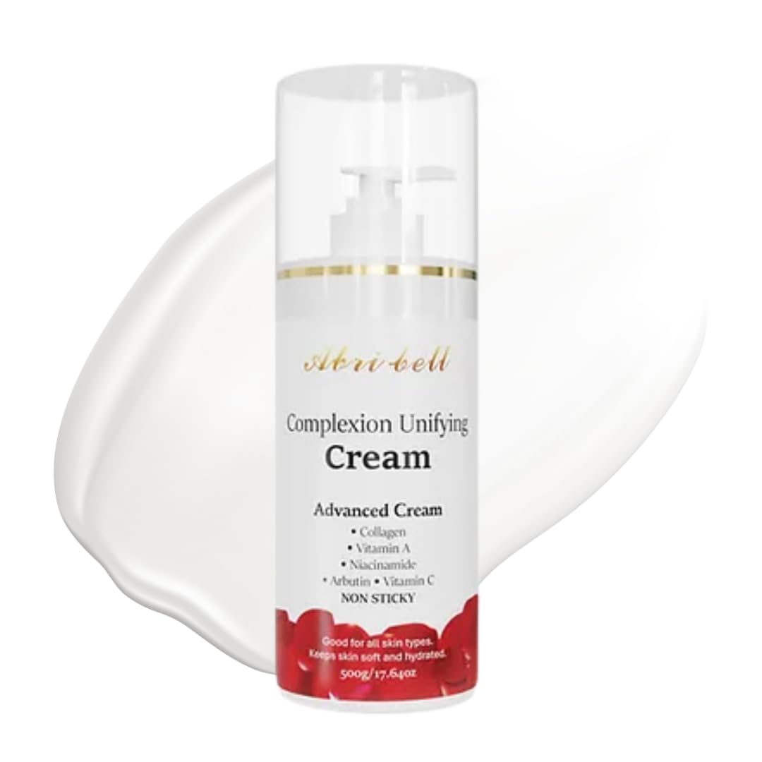 Advanced Skin Renewal Cream with Vitamin C, Niacinamide & Collagen - Brightening & Even Skin Tone Treatment for Face & Body - Reduces Age Spots, Sun Spots & Freckles - 17.64 fl oz - Perfect for Daily Skincare Routine & Anti-Aging Regimen