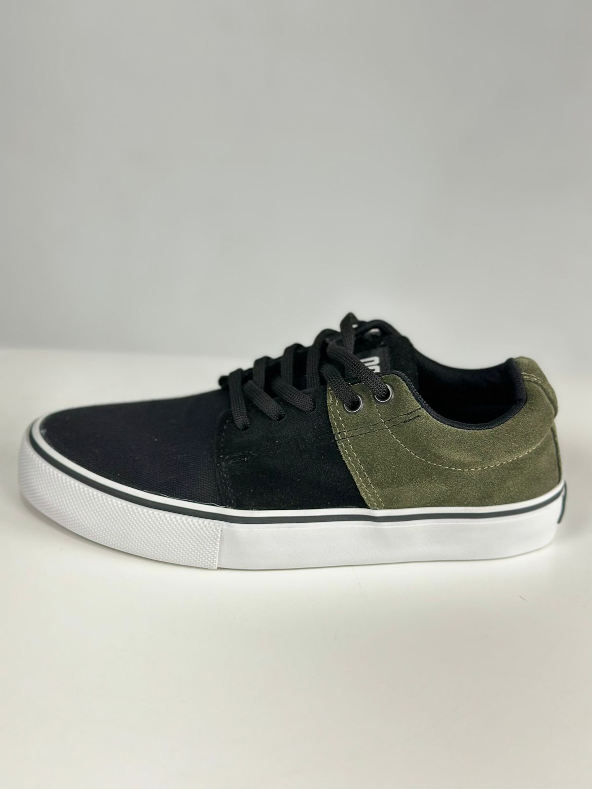 Ocn H Low Air Unisex Sneakers - Black/Green Military Style - Comfortable Casual Shoes for Men & Women | Perfect for Running, Walking & Everyday Wear