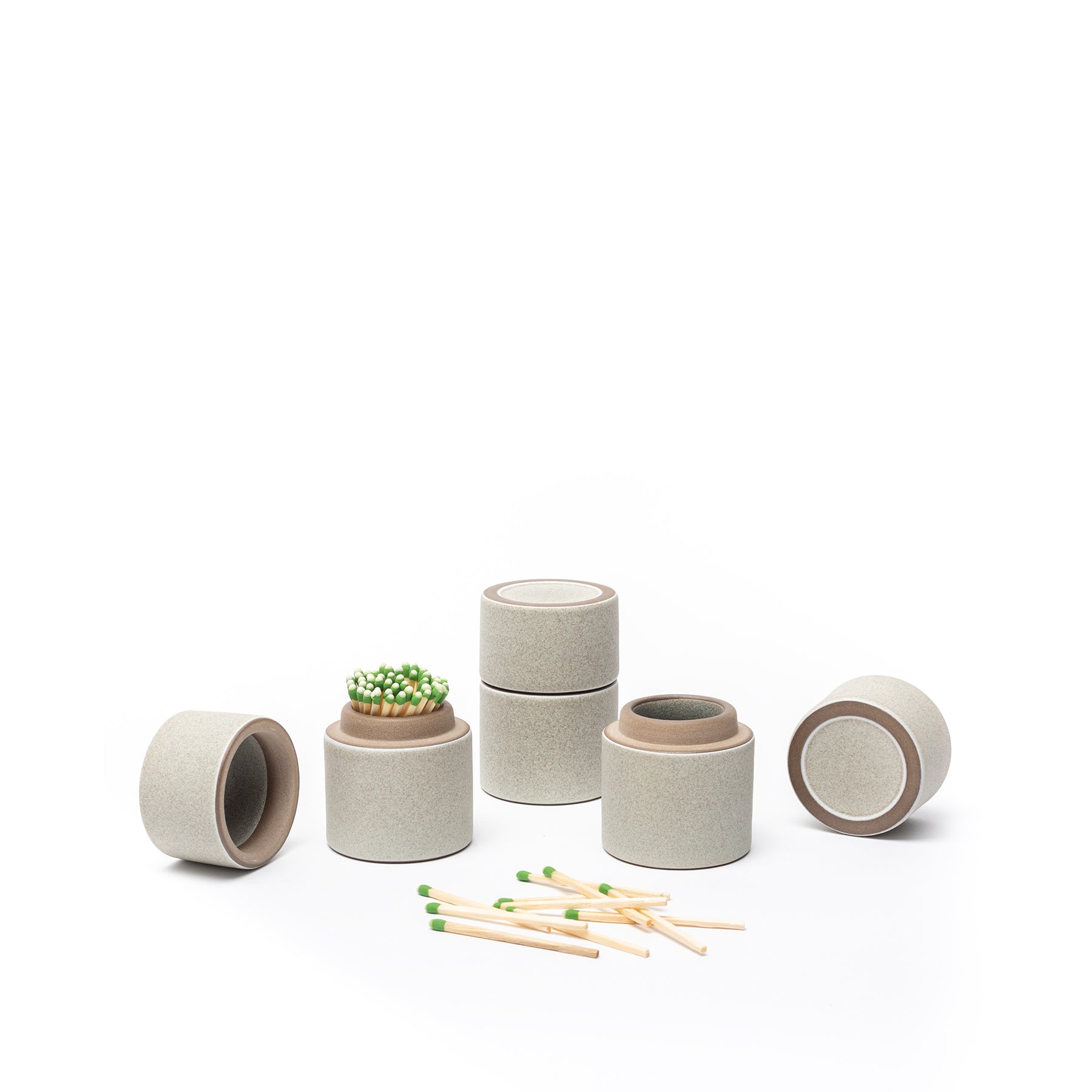 Premium Matchstick Holder - Fog & Shell Design for Fireplace, Camping & Home Decor | Elegant & Functional Matchstick Dispenser for Easy Access & Stylish Storage