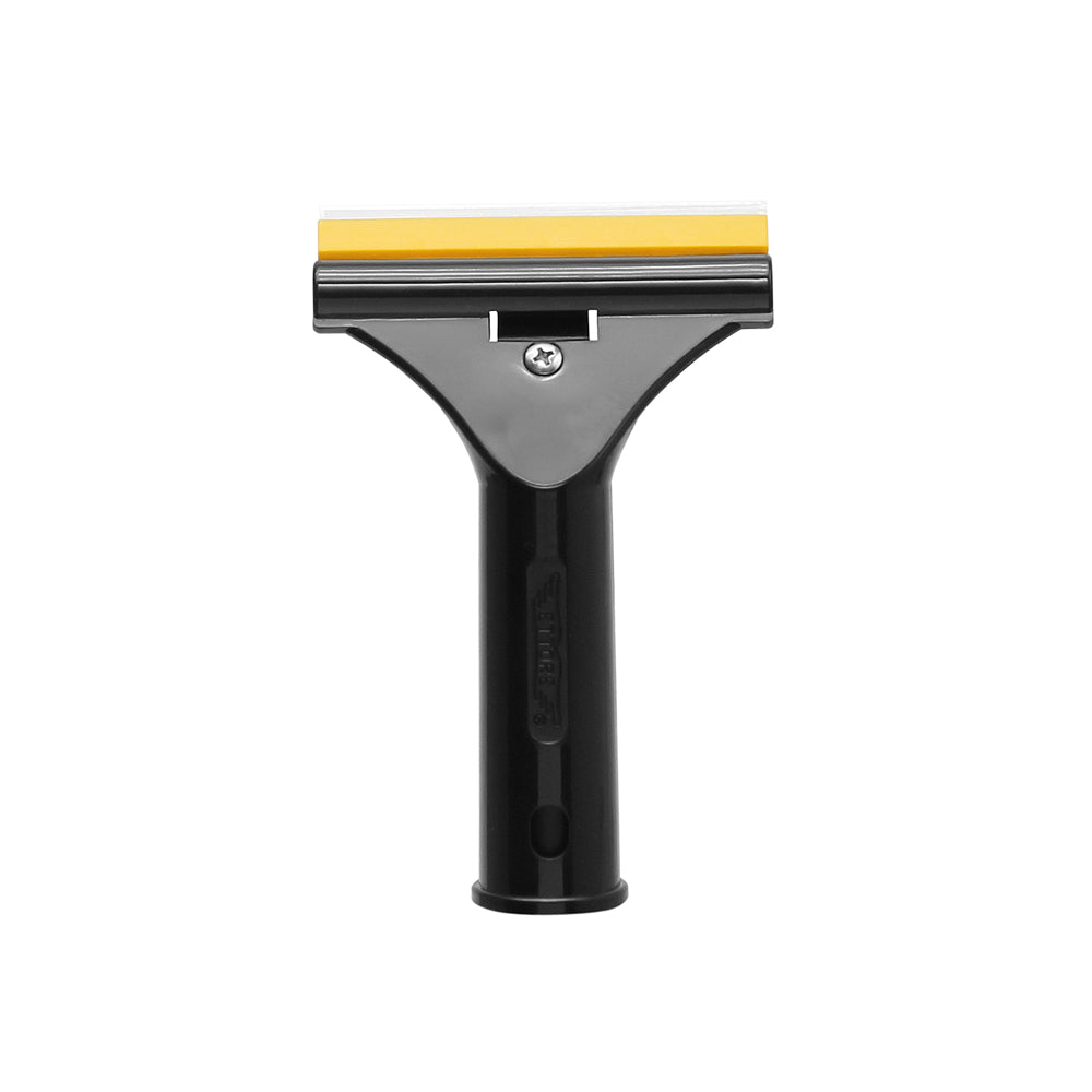Ettore Scrapemaster 4-Inch/10cm Glass Scraper Tool - Heavy Duty Window & Mirror Cleaning Scraper for Home, Office, and Auto Glass Surfaces