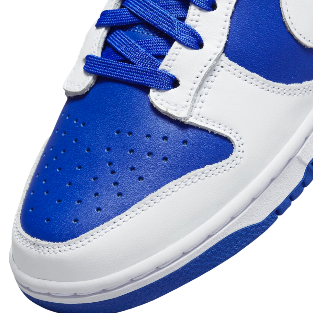 Nike Dunk Low Men's Sneakers - Racer Blue & White - Casual & Athletic Shoes for Running, Walking & Streetwear Fashion
