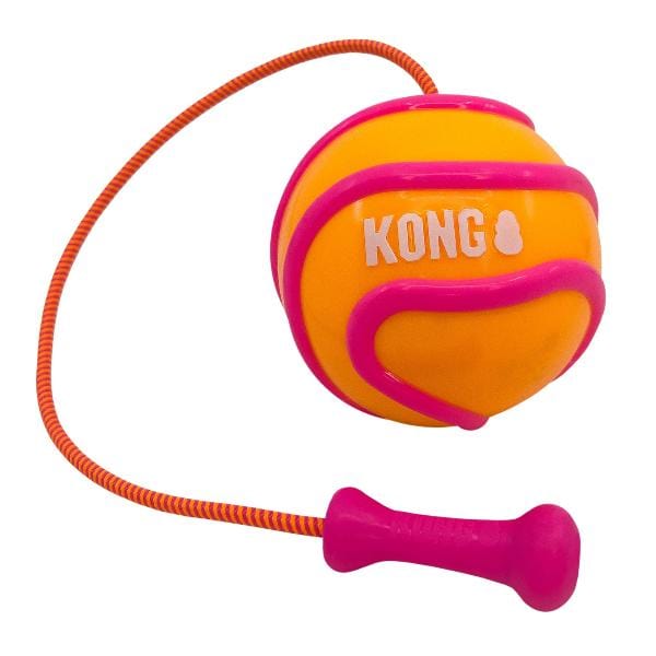 KONG Bunzi High Visibility Dog Toy - Durable Fetch & Chew Toy for Active Dogs, Perfect for Outdoor Play & Training