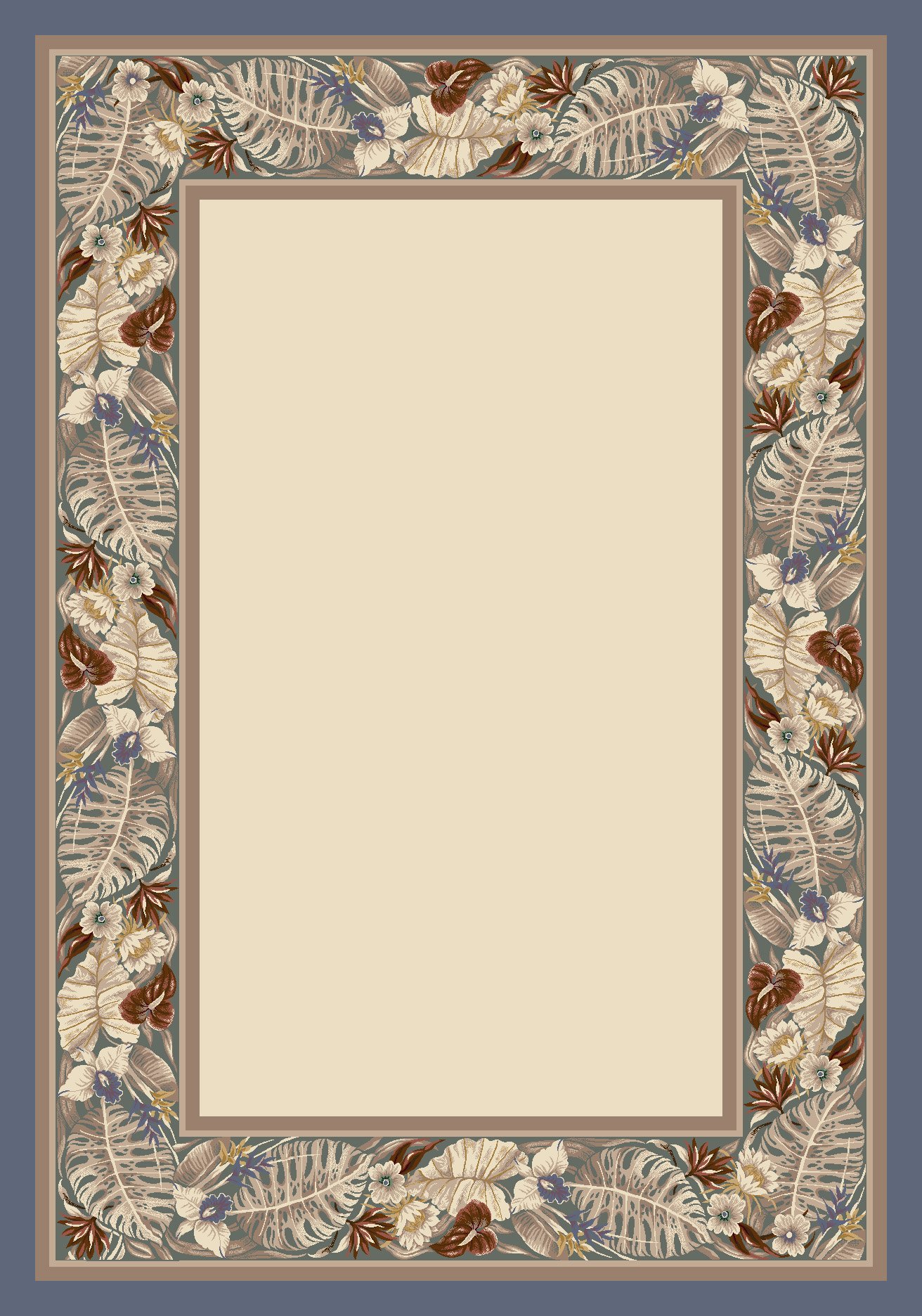Milliken Innovations Opal Lapis Kapalua Runner Rug 2'1