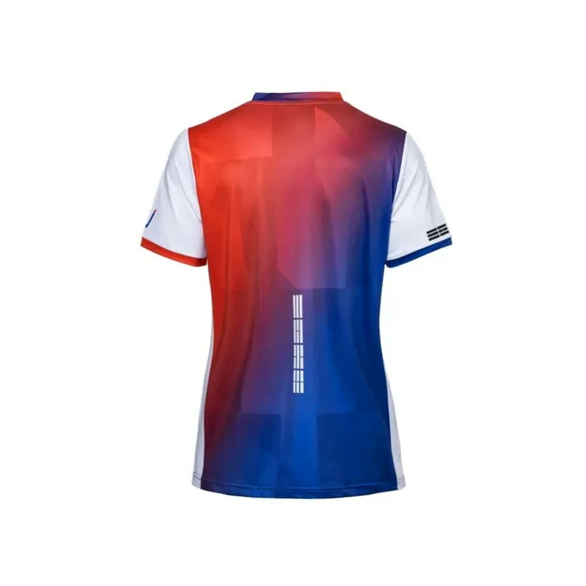 Technist 23TT 86A59 Women's Gaming T-Shirt - Breathable Cotton Tee for Gamers [Red/Blue] - Perfect for Esports, Streaming & Casual Gaming Outfits