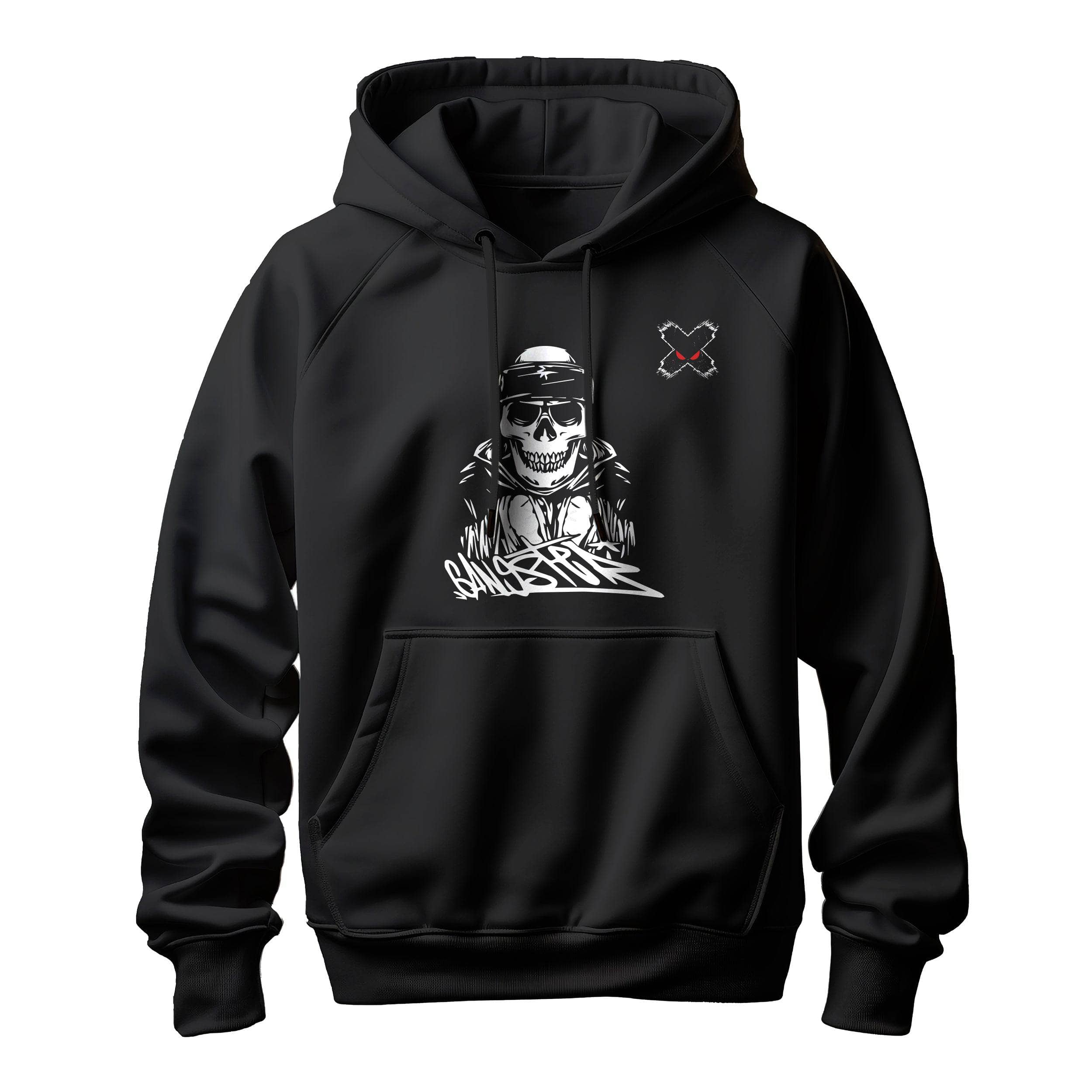Muay Thai Hoodie with Skull Design - Streetwear for Men & Women - Perfect for Training, Gym, and Urban Fashion