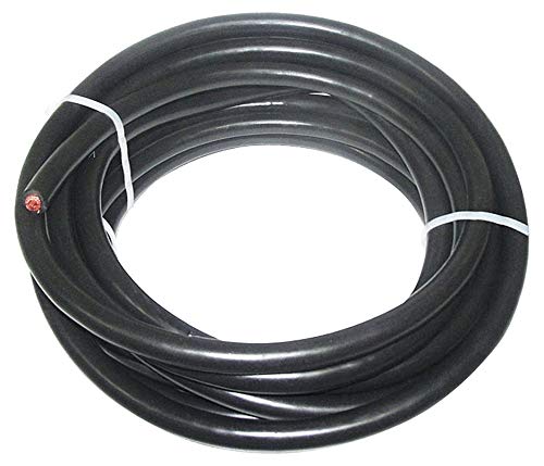 Westward Welding Cable 25 ft - 94 Max Amps, Flexible & Durable Copper Wire for Industrial & DIY Welding Projects - Perfect for MIG, TIG, and Stick Welders in Workshops, Construction Sites, and Auto Repair