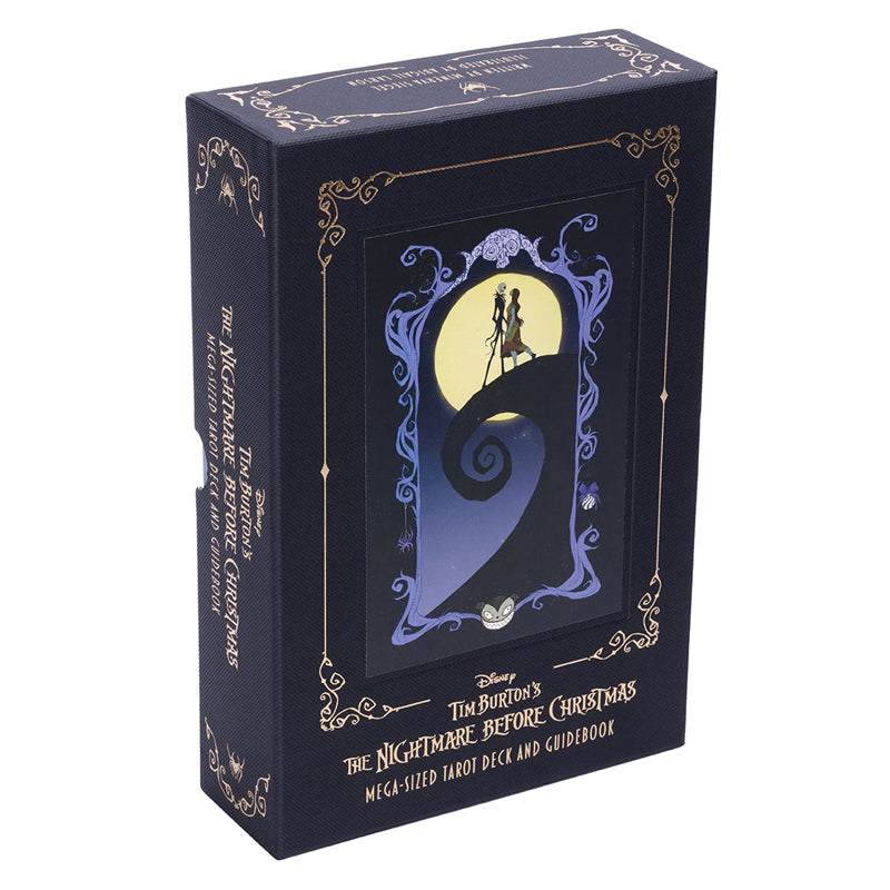 Nightmare Before Christmas Tarot Deck & Guidebook - Mega Sized Cards for Divination, Gift & Collectible - Perfect for Halloween, Christmas & Gothic Decor