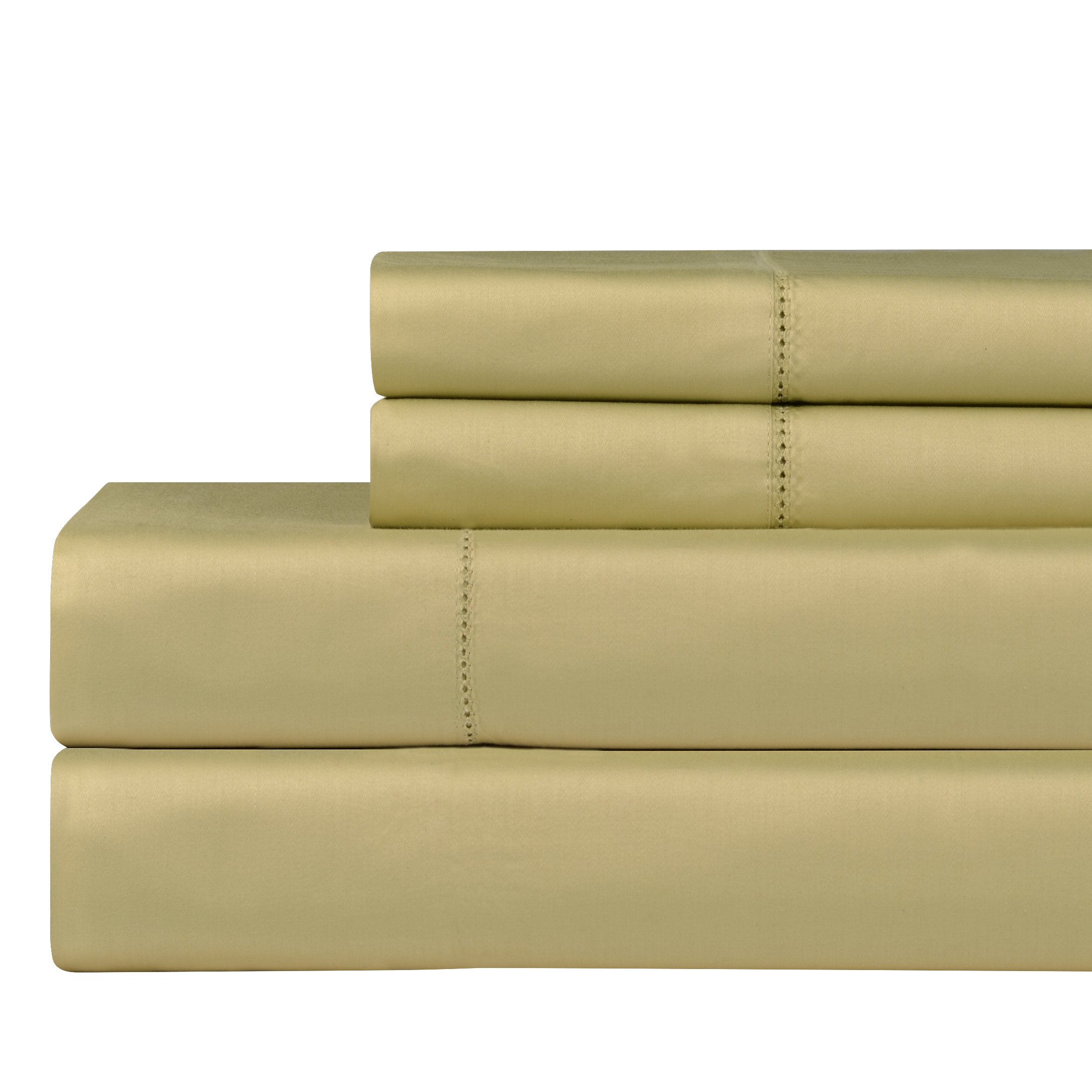 Celeste Home 610 Thread Count Premium Pillowcase Set - Standard Size, Soft Pistachio Green - Perfect for Bedroom, Guest Room & Hotel Luxury Bedding