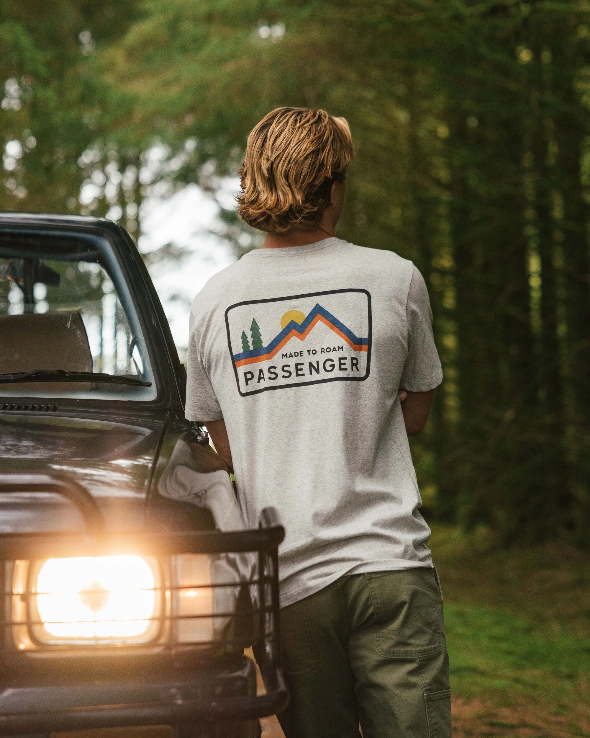 Eco-Friendly Made To Roam Recycled Cotton T-Shirt - Gray Marl | Sustainable Casual Wear for Everyday Comfort & Outdoor Adventures