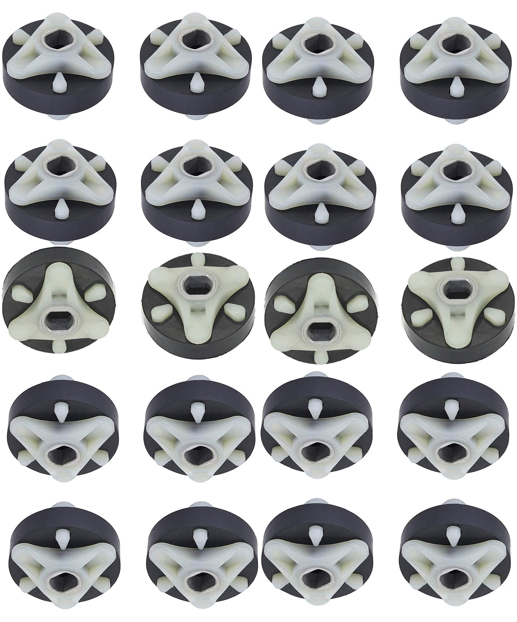 285753A Heavy Duty Washer Coupler with Metal Insert - Pack of 20 - Perfect for Plumbing, HVAC, and Industrial Pipe Connections