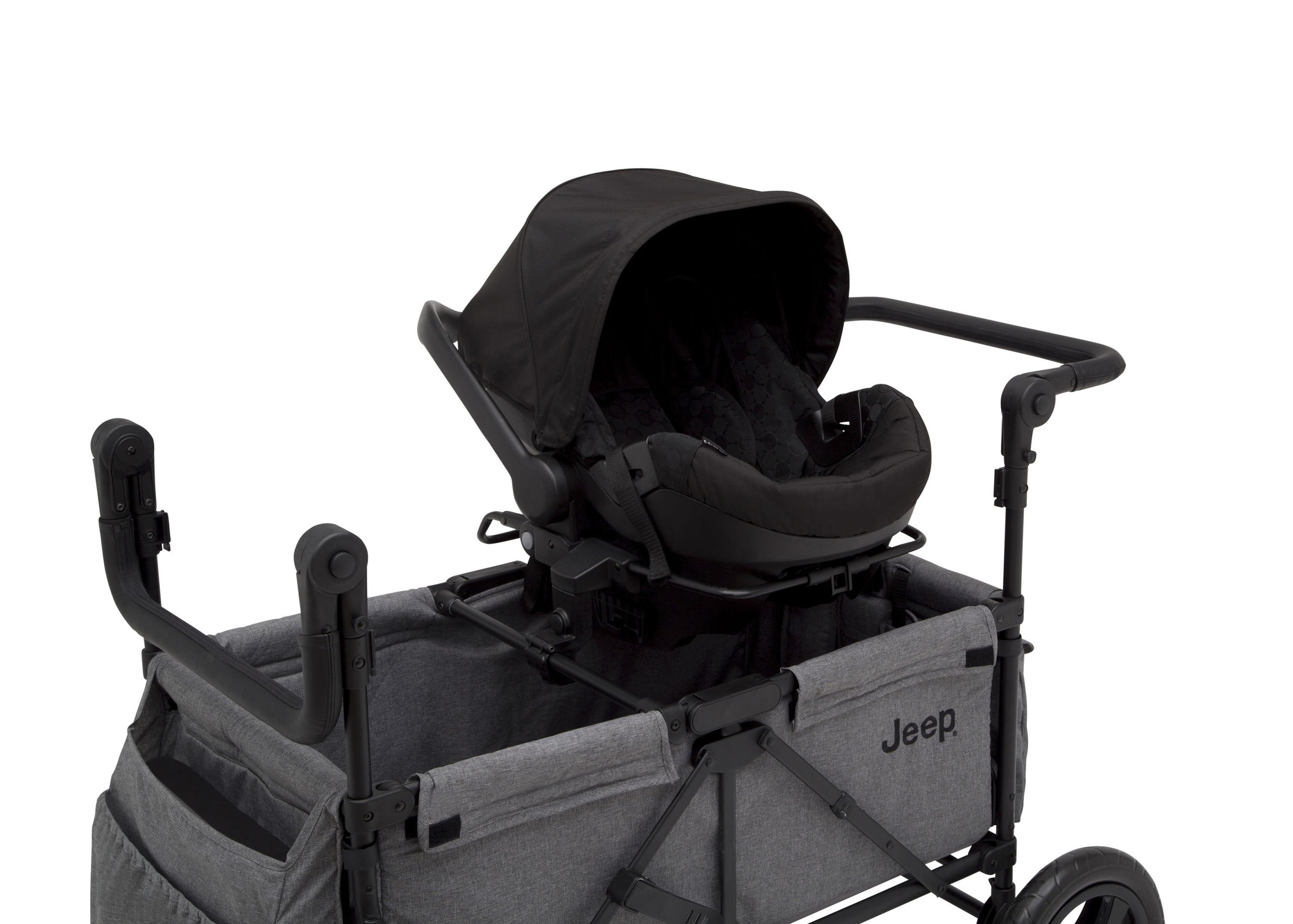 Jeep Wrangler Stroller Wagon - All-Terrain Baby Stroller & Utility Cart for Outdoor Adventures, Beach Trips, and Family Outings