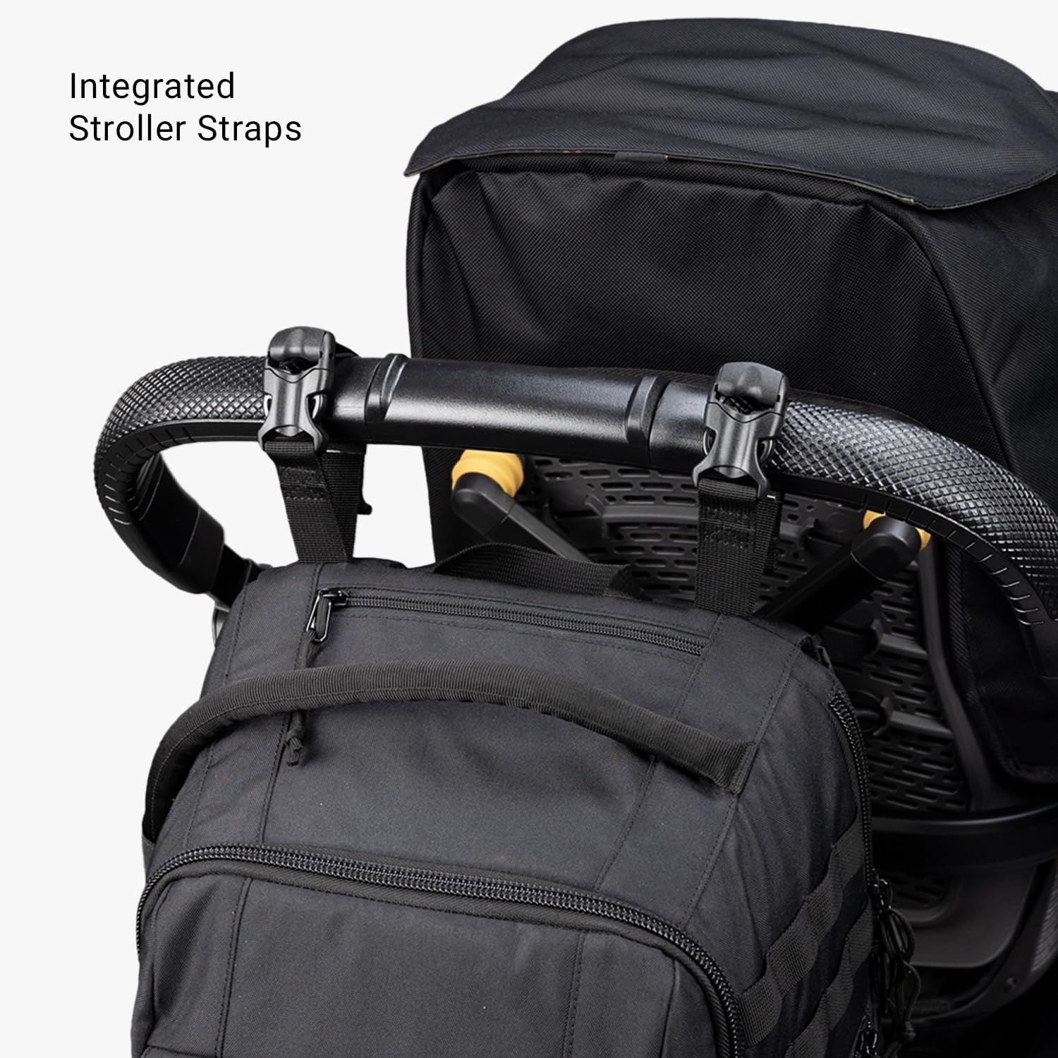 Tactical Diaper Backpack for Men - Waterproof Baby Gear with Changing Pad, Multiple Pockets & Durable Design - Perfect for Travel, Hiking & Everyday Use (Black)