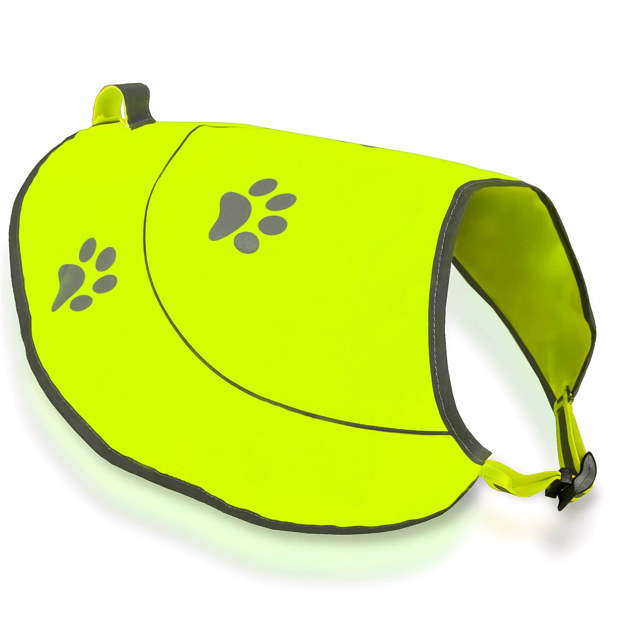 High Visibility Reflective Dog Hunting Vest - Safety Vest with Elastic Strap for Comfort, XX-Large Yellow - Perfect for Night Walks, Hunting & Outdoor Adventures