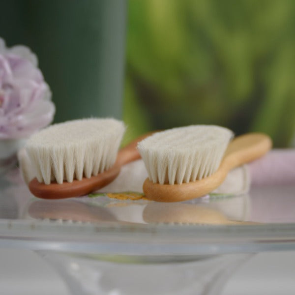 Soft Bristle Baby Hairbrush for Newborns & Toddlers - Gentle Detangling & Scalp Massage - Perfect for Daily Care, Bath Time & Sensitive Skin