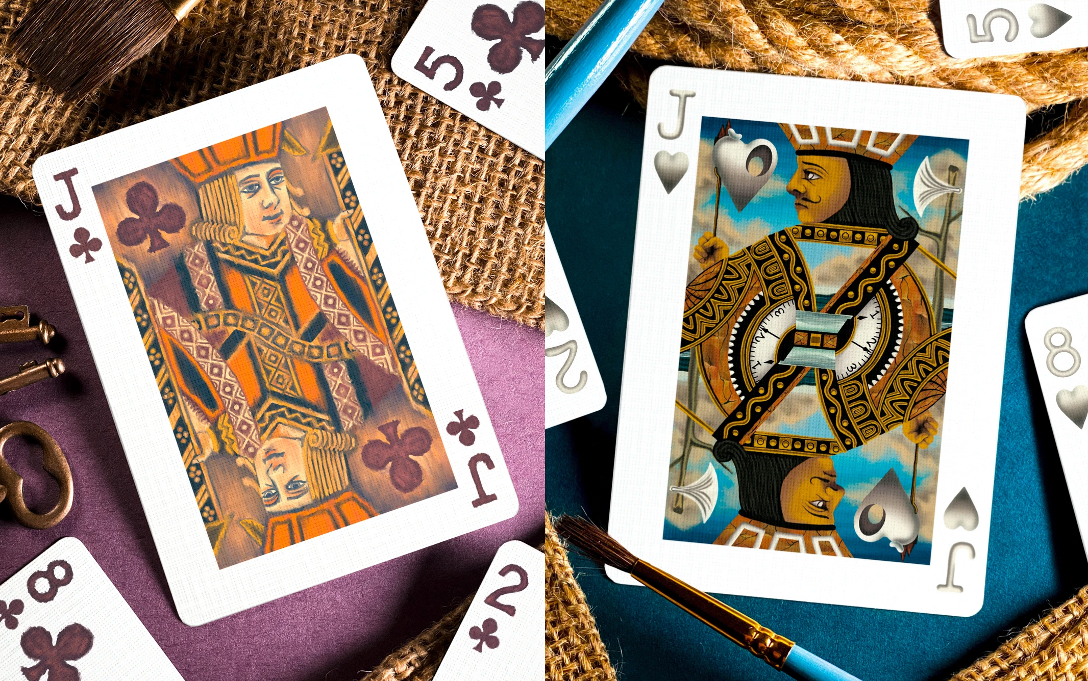 Premium Artist Playing Cards - Unique Design Deck for Poker, Magic Tricks & Card Games | Perfect for Collectors, Gifts & Game Nights