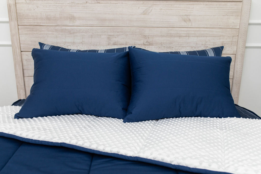Premium Evan Pillowcase Set - Soft & Breathable 100% Cotton Bedding for Side Sleepers - Perfect for Home, Hotel, and Travel Use