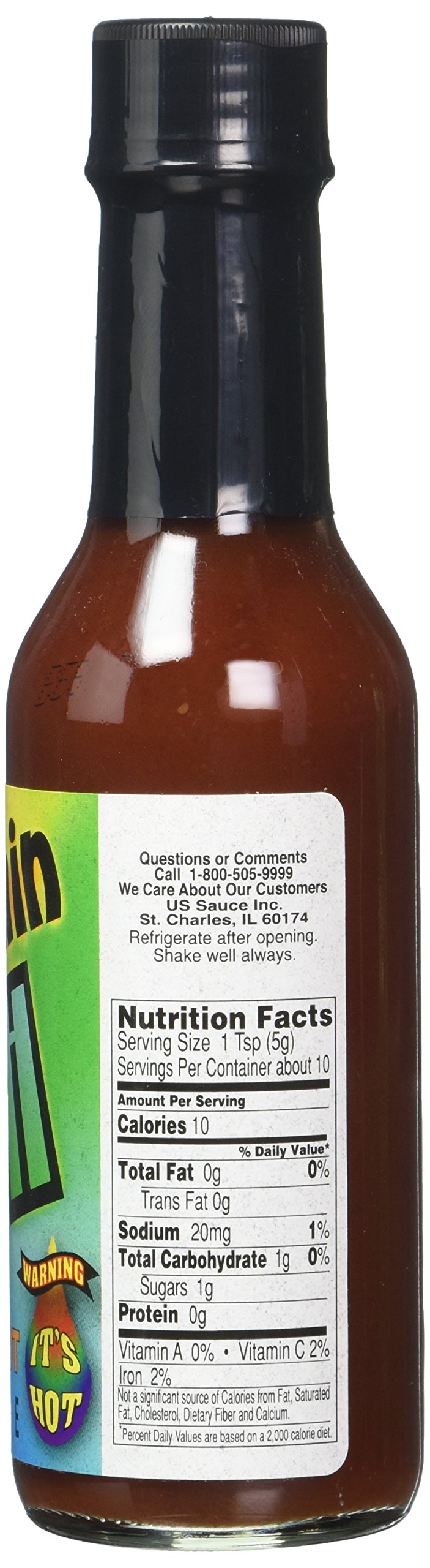 Endorphin Rush Beyond Hot Sauce - Ultra Spicy Gourmet Hot Sauce for Wings, Tacos & Burgers - Perfect for BBQ, Grilling & Cooking