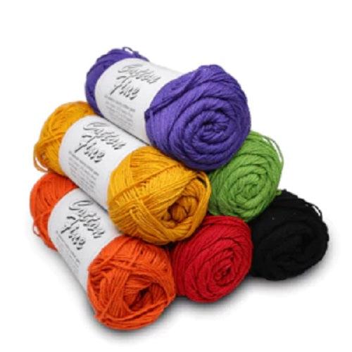 Premium 80% Pima Cotton 20% Merino Wool Fingering Weight Yarn - 50g/215yds Soft Knitting Yarn for Socks, Baby Clothes & Lightweight Sweaters - Ideal for Crochet & Hand Knitting Projects