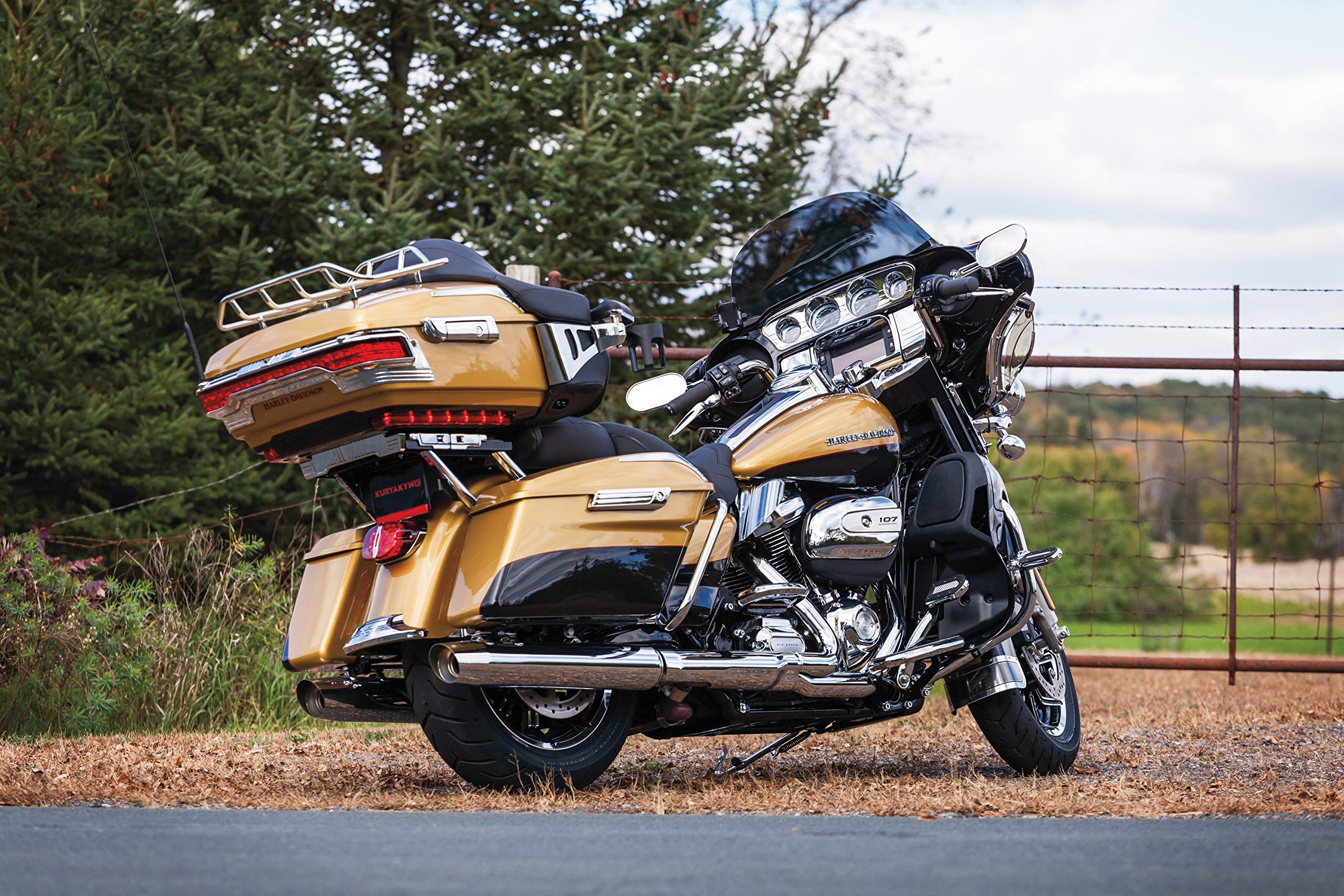 Kuryakyn 8956 Black Tour-Pak Trunk Luggage Rack & Storage Accessory - Relocator Kit for 2014-2019 Harley-Davidson Motorcycles | Perfect for Long Rides & Road Trips