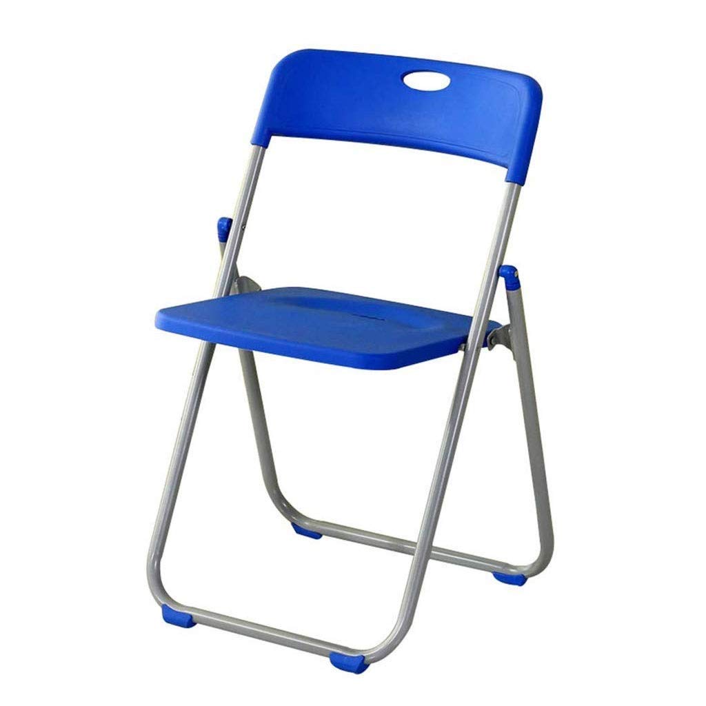 Portable Folding Chair Stool - Heavy Duty Steel Frame for Office, Training, Meeting Room & Home Use - Compact Bathroom Stool for Small Spaces - Perfect for Indoor/Outdoor Events, Camping & Extra Seating