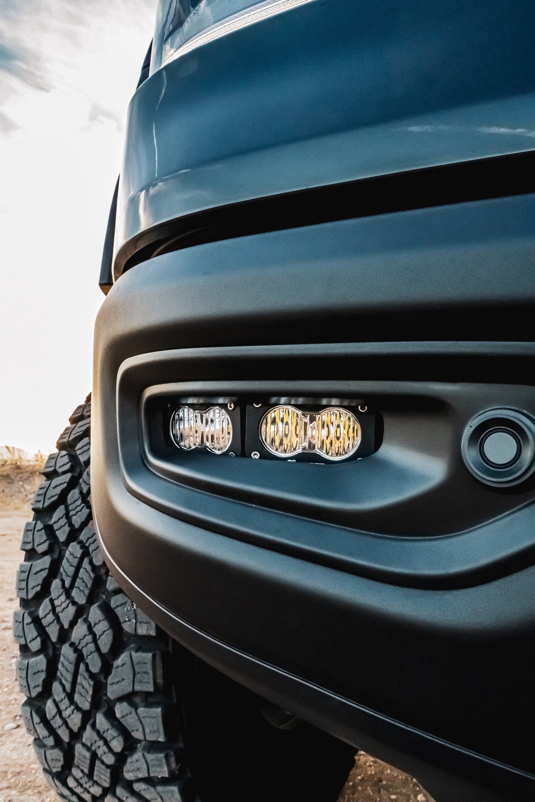 2019-2024 Ram 1500 Rebel/TRX Baja Designs Dual S2 LED Fog Light Kit - Off-Road Driving & Night Visibility Enhancement