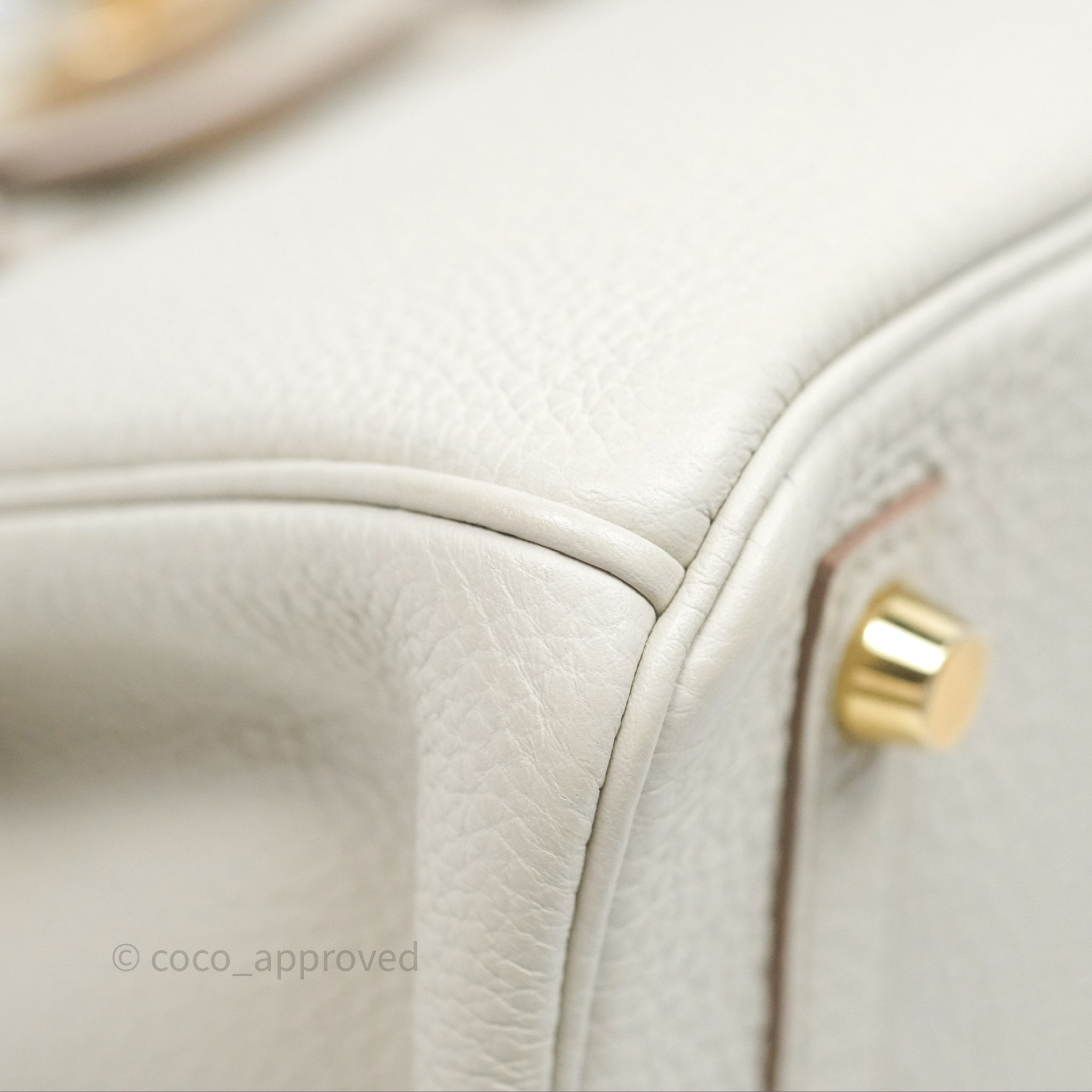 Authentic Hermès Birkin 25 Retourne Bag in Beton Togo Leather with Gold Hardware - Luxury Handbag for Women, Perfect for Office, Parties & Special Occasions
