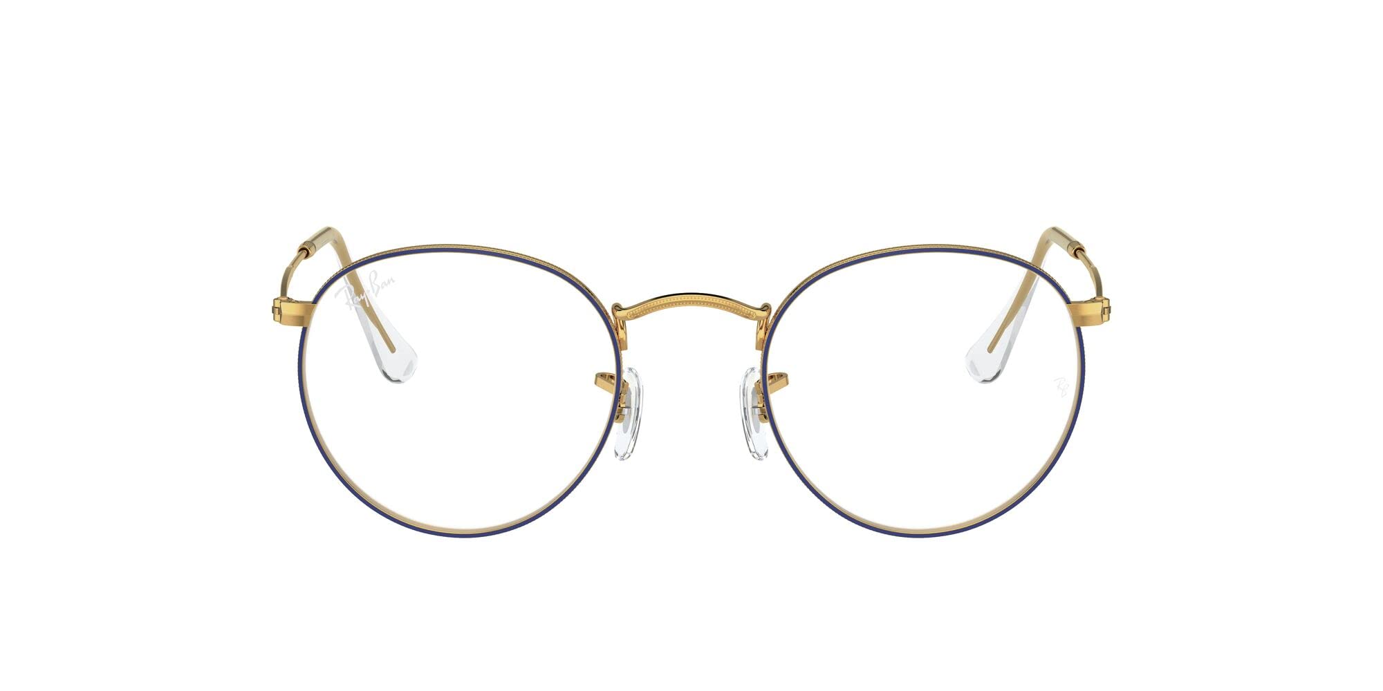 Ray-Ban Rx3447v Round Metal Prescription Eyeglasses Frames - Classic Retro Style for Men & Women - Perfect for Reading, Work, and Everyday Wear