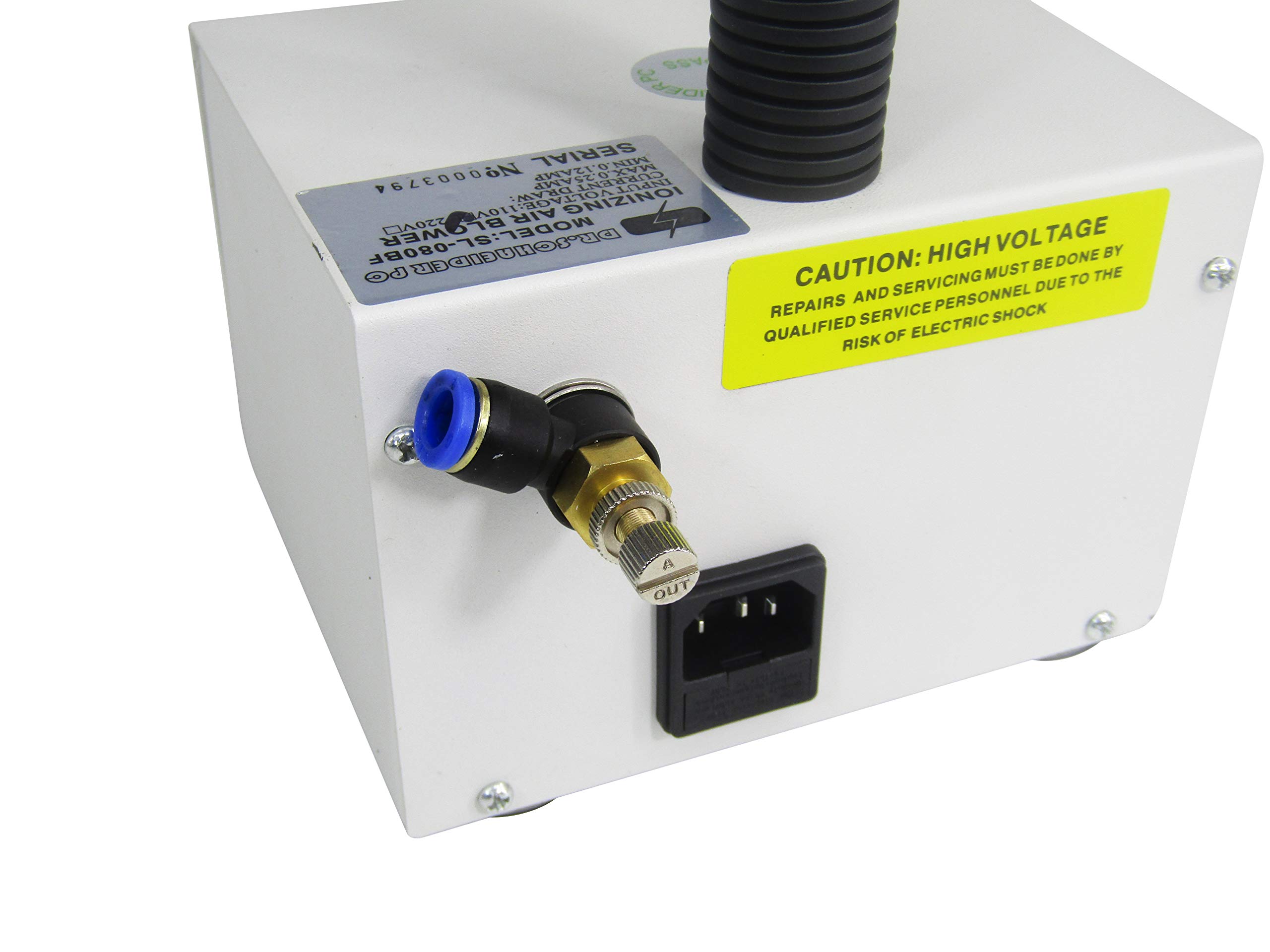 YUCHENGTECH Anti Static Air Gun - 110V Ionizing Air Snake Static Eliminator with Auto Induction for Electronics, PCB, and Cleanroom Use