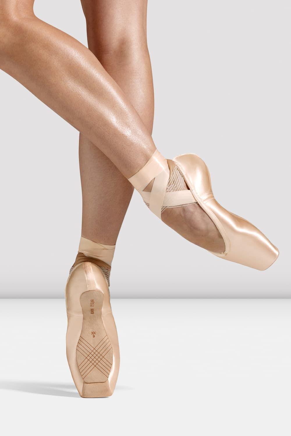 Bloch ETU Suede Toe Ballet Pointe Shoes for Professional Dancers - Perfect for Ballet Performances & Dance Practice